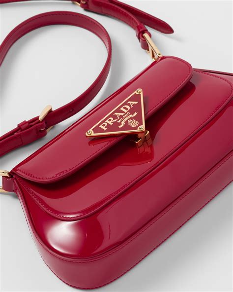 prada cherry red handbag|older red Prada handbags.